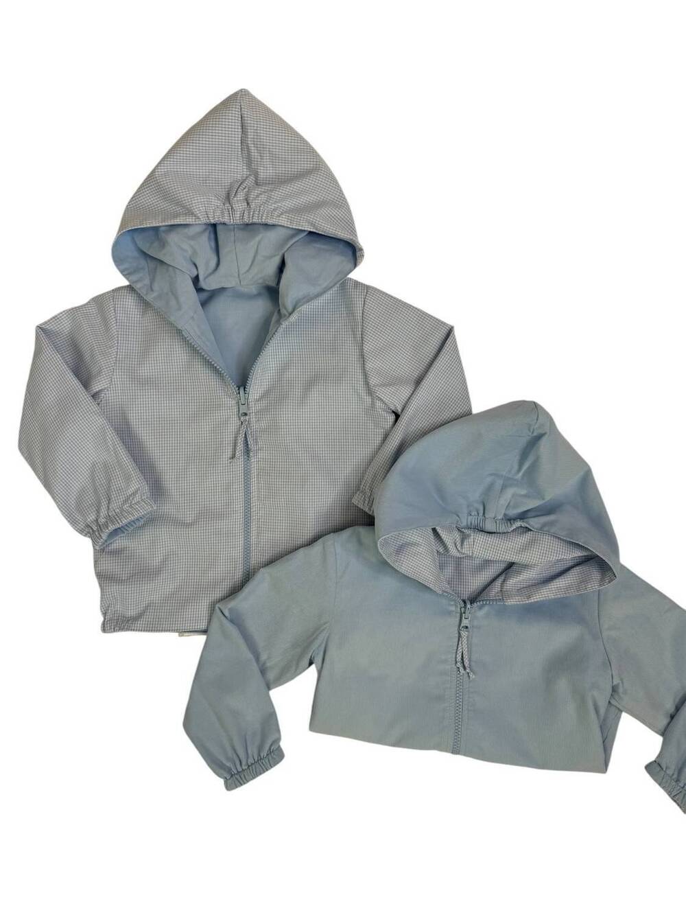 NEW ZUCCINI KIDS boy's ethan reversible jacket in light blue cord